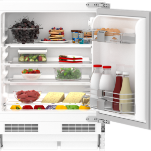 59.5cm Integrated Under Counter Larder Fridge - White