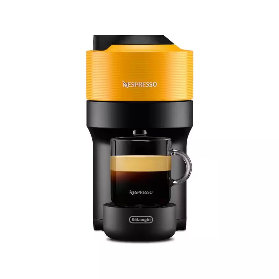 Nespresso Vertuo Pop Capsule Coffee Machine, Yellow