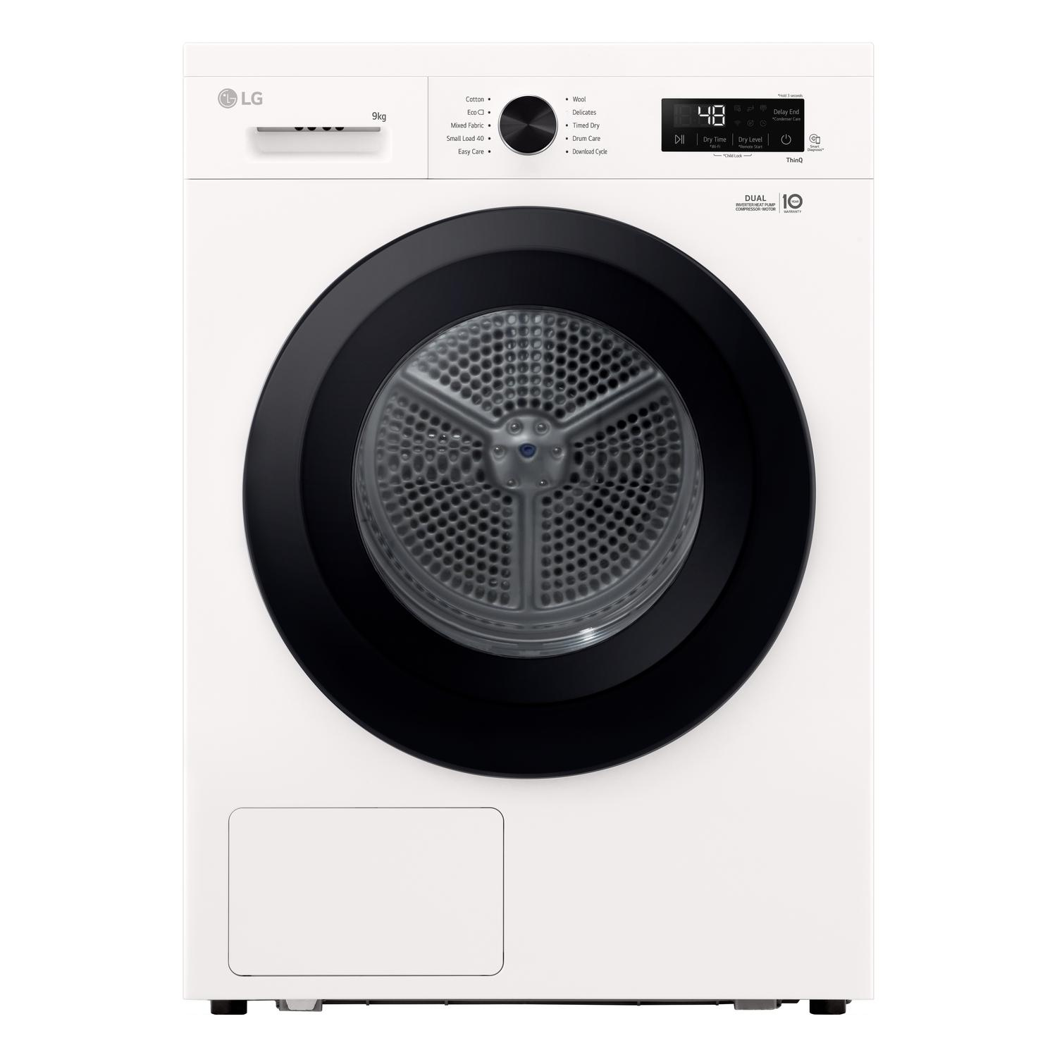 Series 2 Thinq 9Kg Heat Pump Tumble Dryer - White