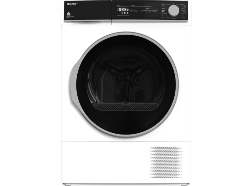 Sharp KD-NHH8S7GW21-EN 8kg Heat Pump Tumble Dryer