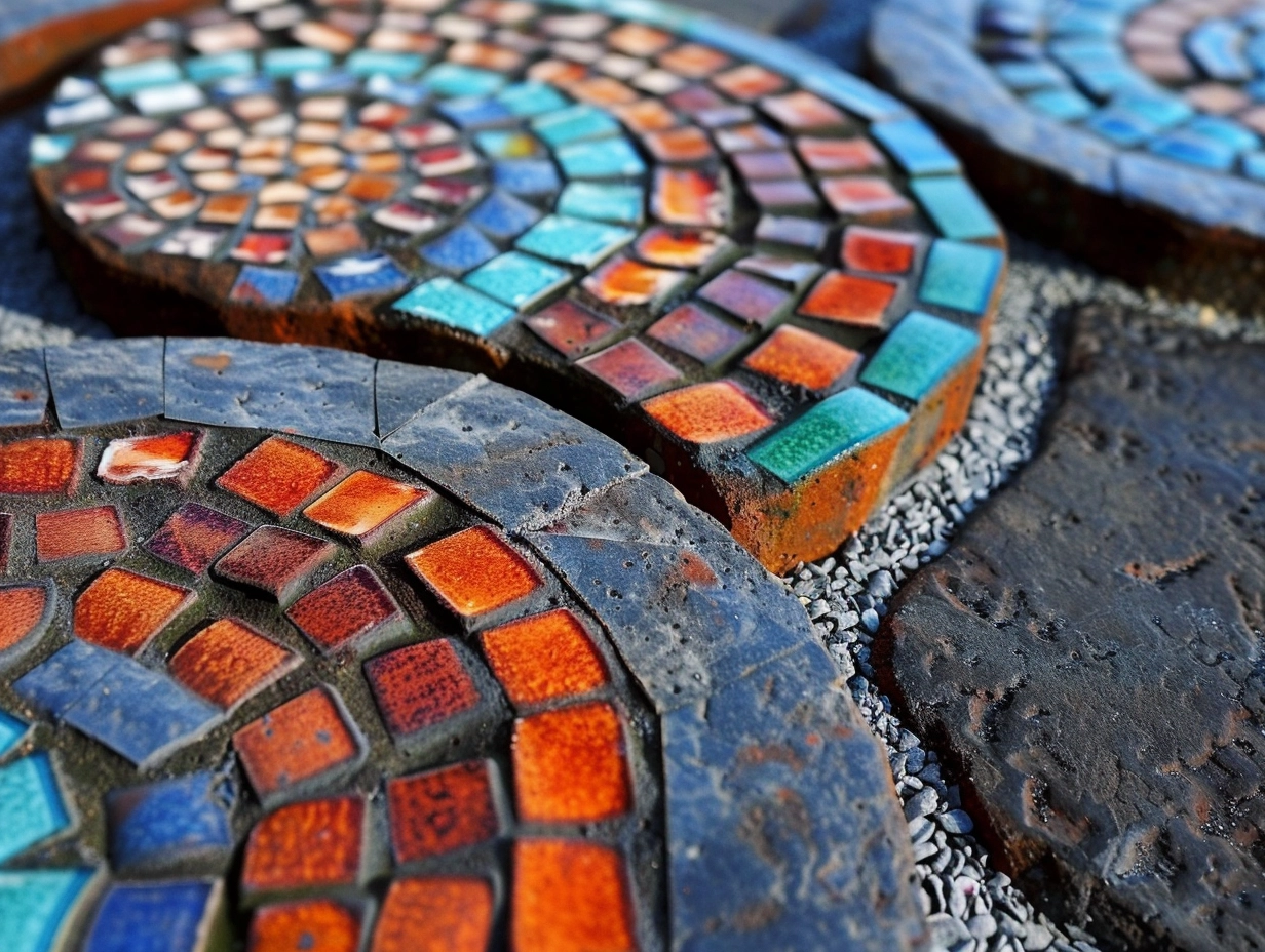 Mosaic Stepping Stones