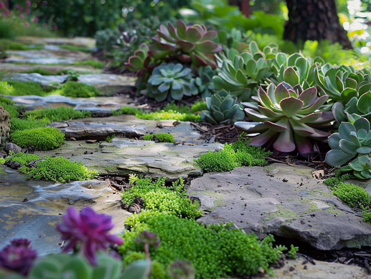 Plant Integration into Stepping Stones